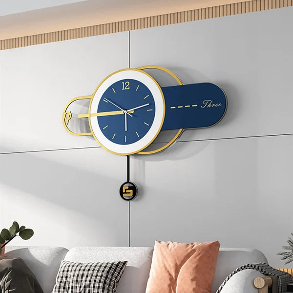 Modern Stylish Geometric Acrylic Oversized Wall Clock