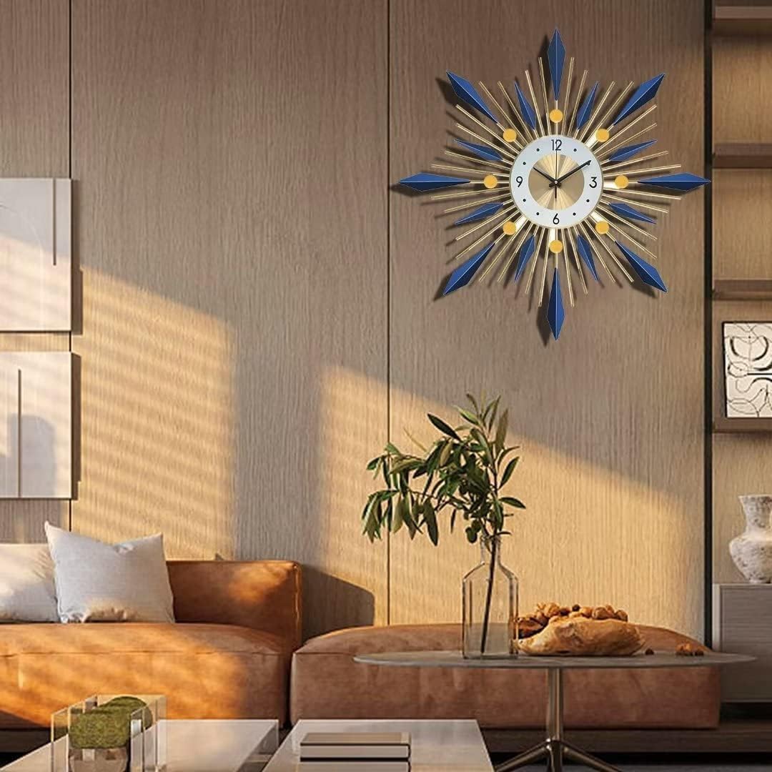 Large Wall Clock Metal Decorative Clock