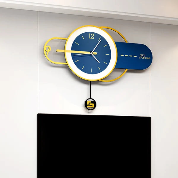 Modern Stylish Geometric Acrylic Oversized Wall Clock