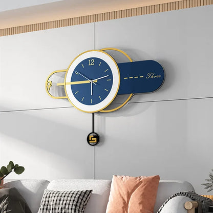 Modern Stylish Geometric Acrylic Oversized Wall Clock
