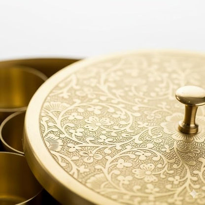 Brass Kitchen Ware - Masala Box