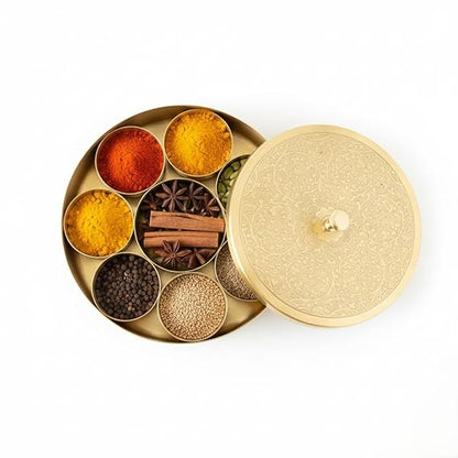 Brass Kitchen Ware - Masala Box