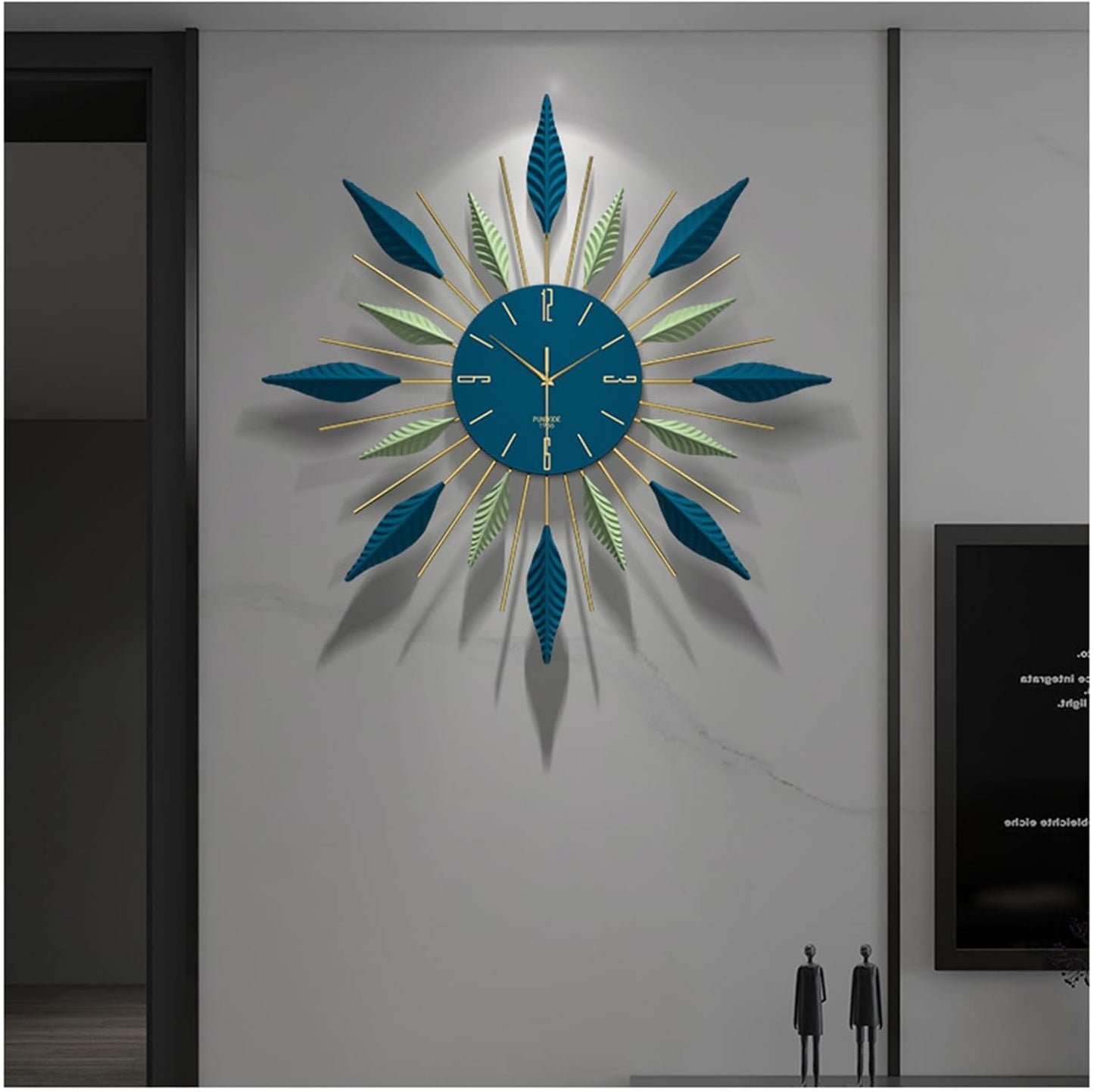 Wall Decor Wall Clock Northern Europe Wall Clock GREEN
