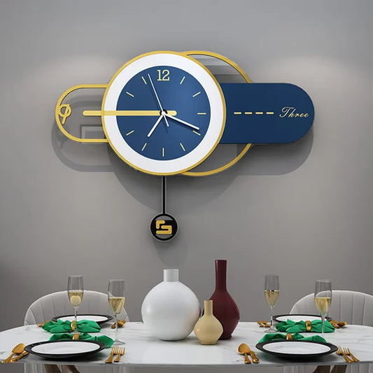 Modern Stylish Geometric Acrylic Oversized Wall Clock